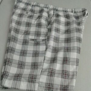 Savanne white& ‎ Tan Striped Casual Shorts sz
